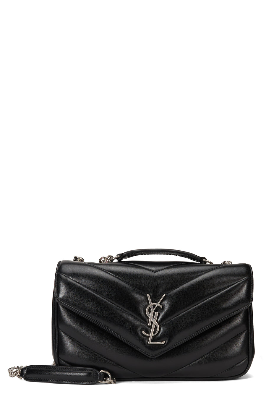 Shoulder Bag Loulou Black Leather Lambskin