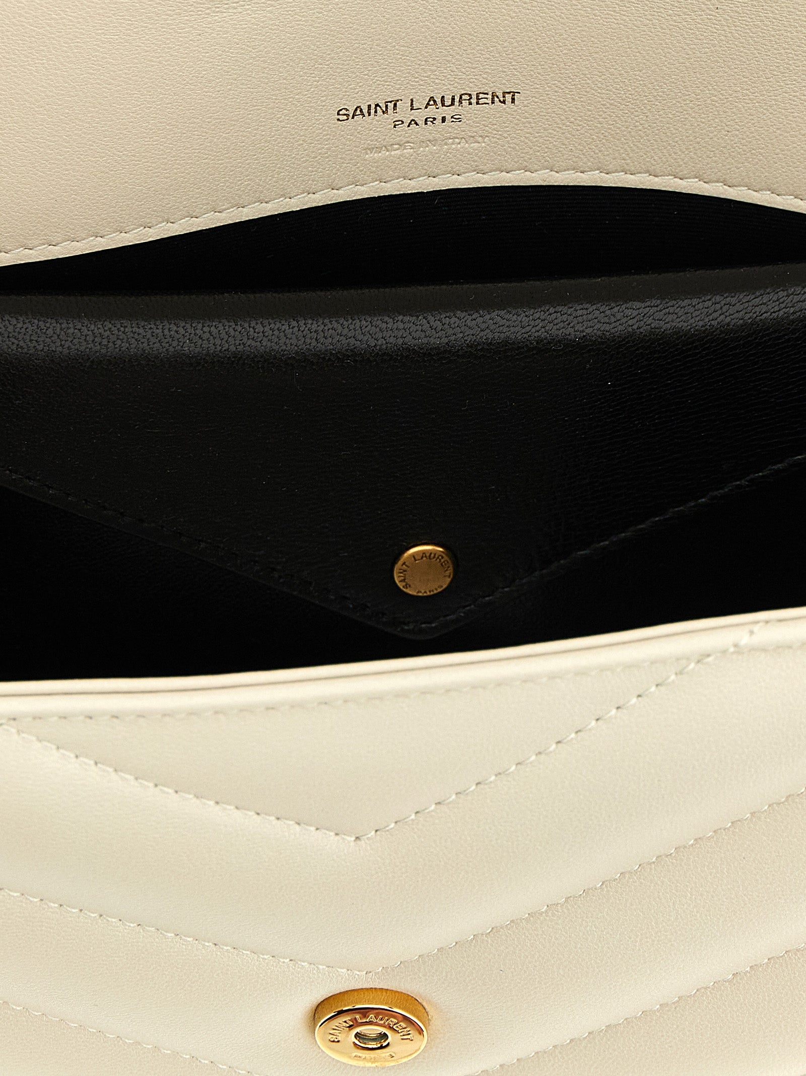 Loulou small shoulder bag Beige Lamb Leather (ovis Aries)