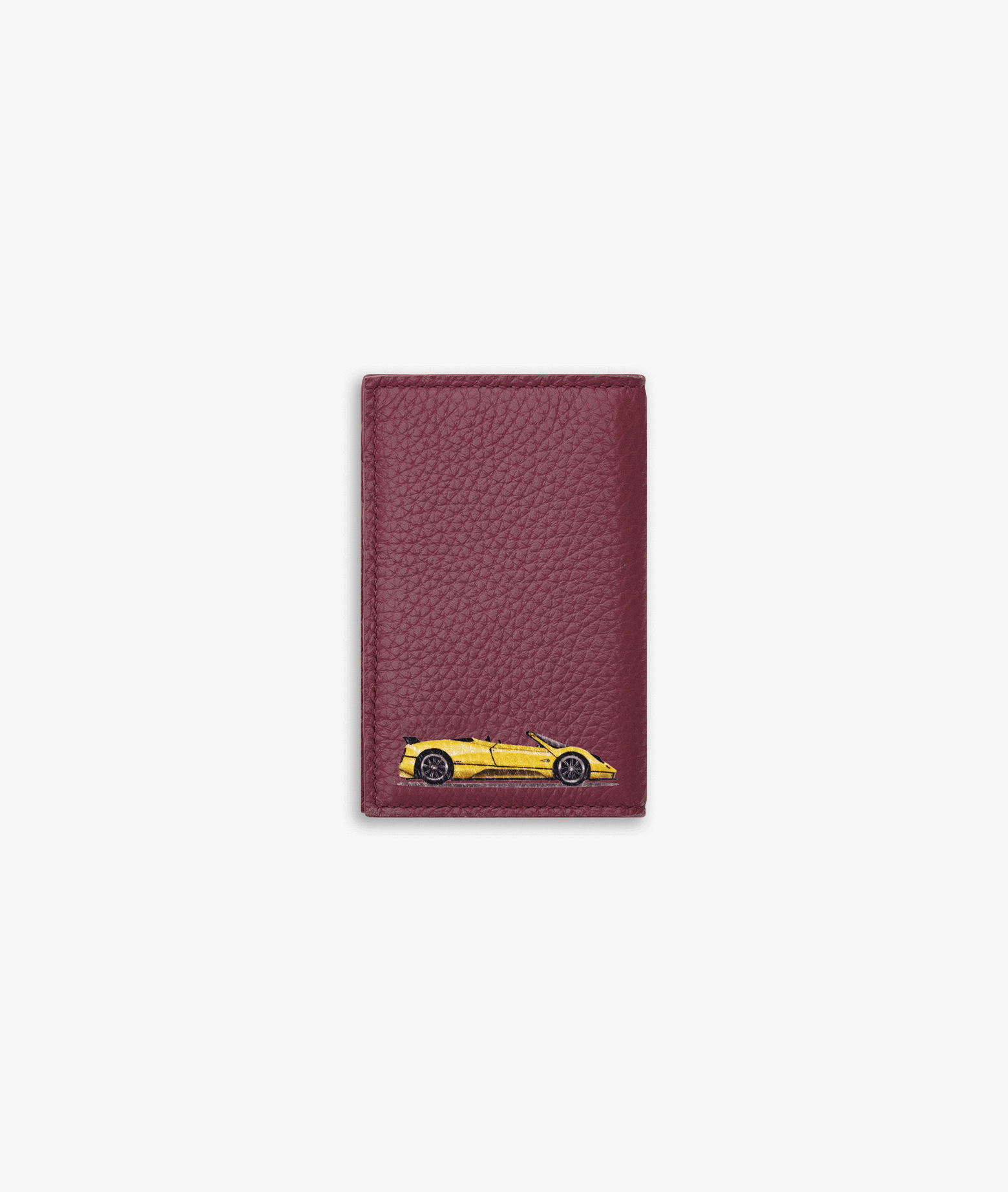 Customizable Vertical Card Holder Brown Credit And Business