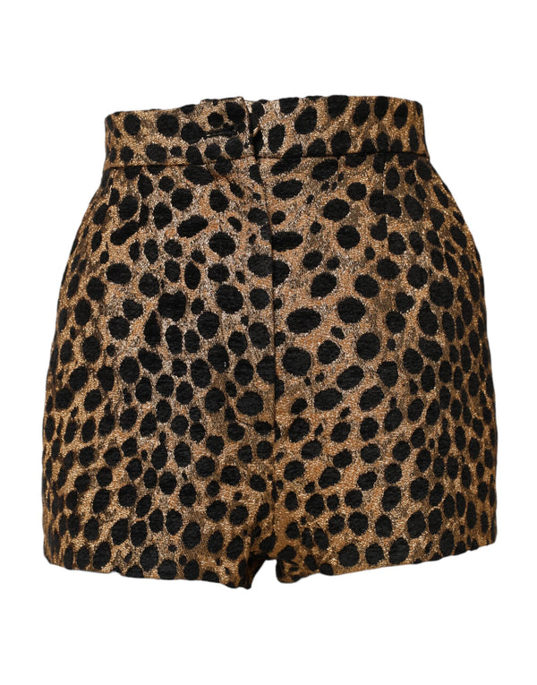 Dolce & Gabbana 94% Polyester shorts in brown
