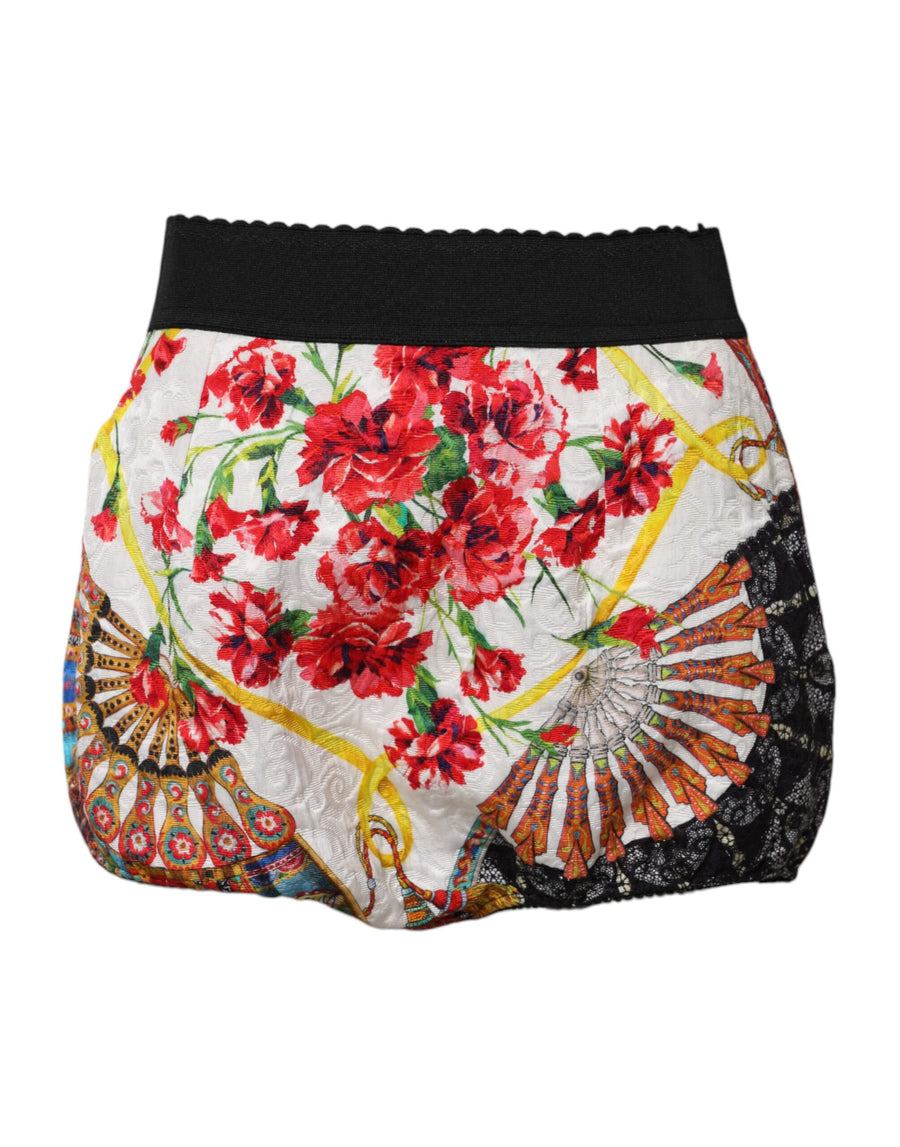 Dolce & Gabbana 100% Silk shorts in multicolor