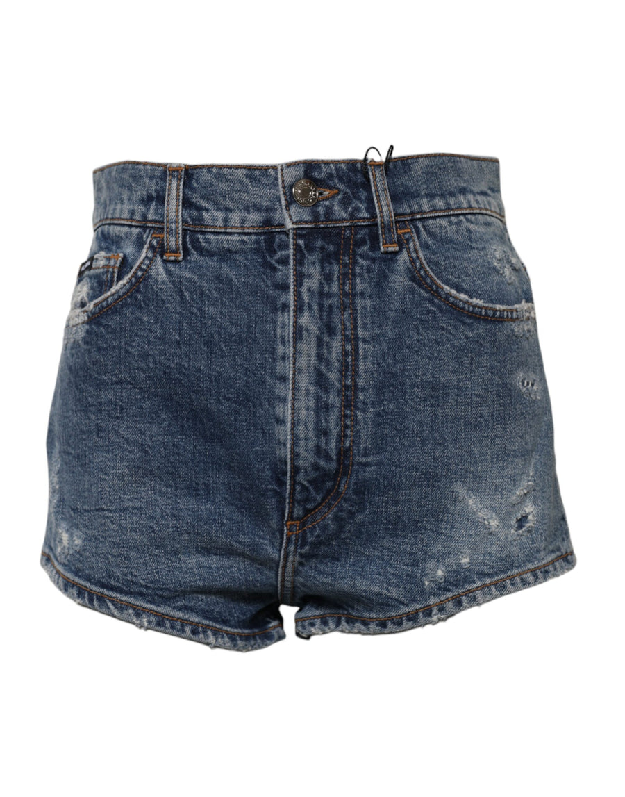 Dolce & Gabbana 98% Cotton 2% Elastane shorts in blue