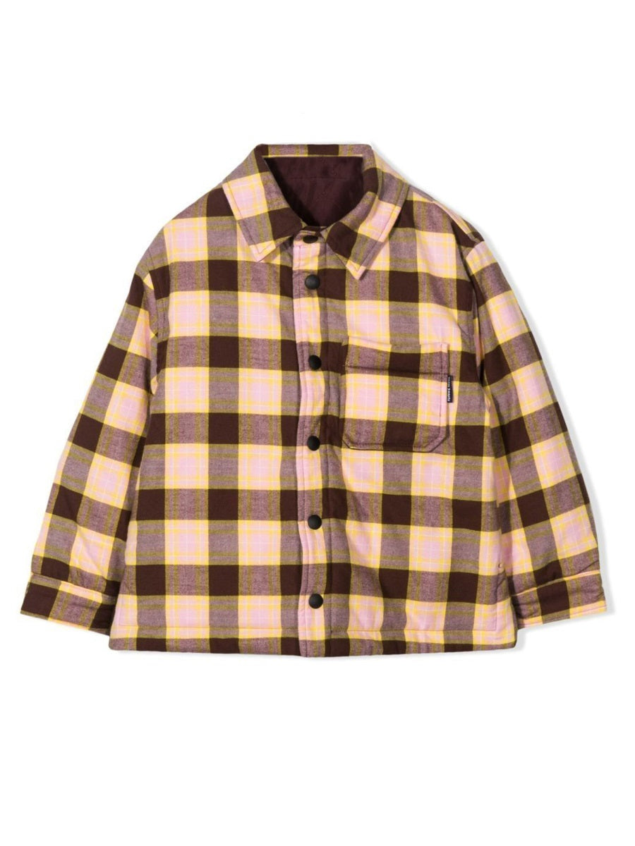 Shirt Reversible Padded Check Multicolour Polyester