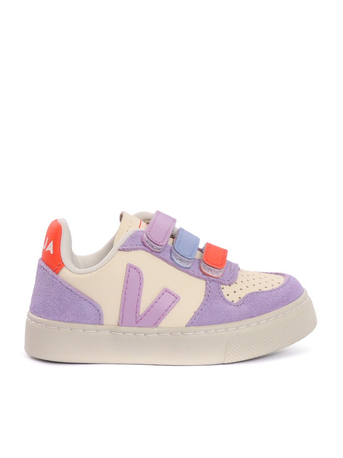 Small V-10 Leath Cashew_mult-Orchid Sneakers Purple Kid