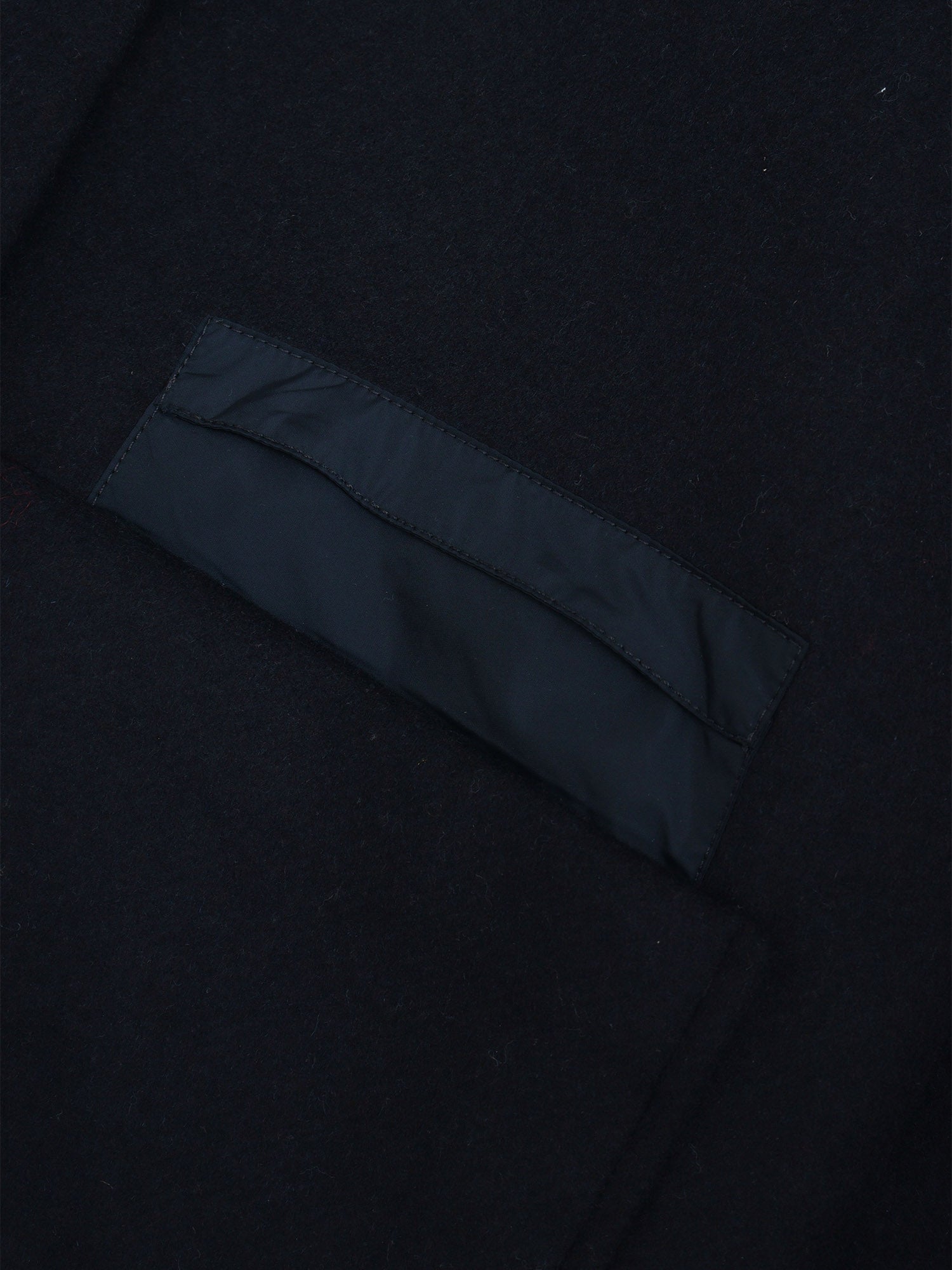 Coat Blue Wool Polyester Polyamide