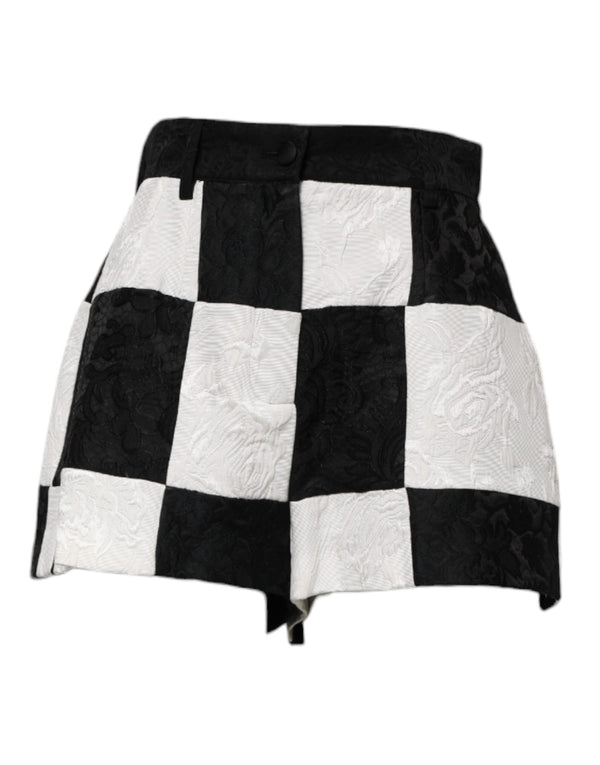 Dolce & Gabbana 31% Polyester 19% Cotton 17% Acetate 16% Silk 8% Acrylic 8% Wool 3% Viscose shorts in black