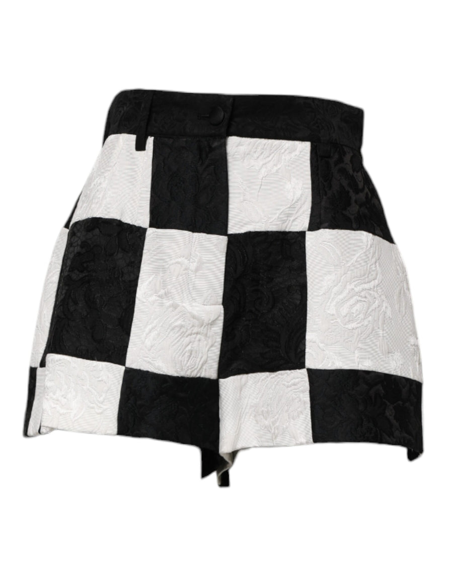 Dolce & Gabbana 31% Polyester 19% Cotton 17% Acetate 16% Silk 8% Acrylic 8% Wool 3% Viscose shorts in black