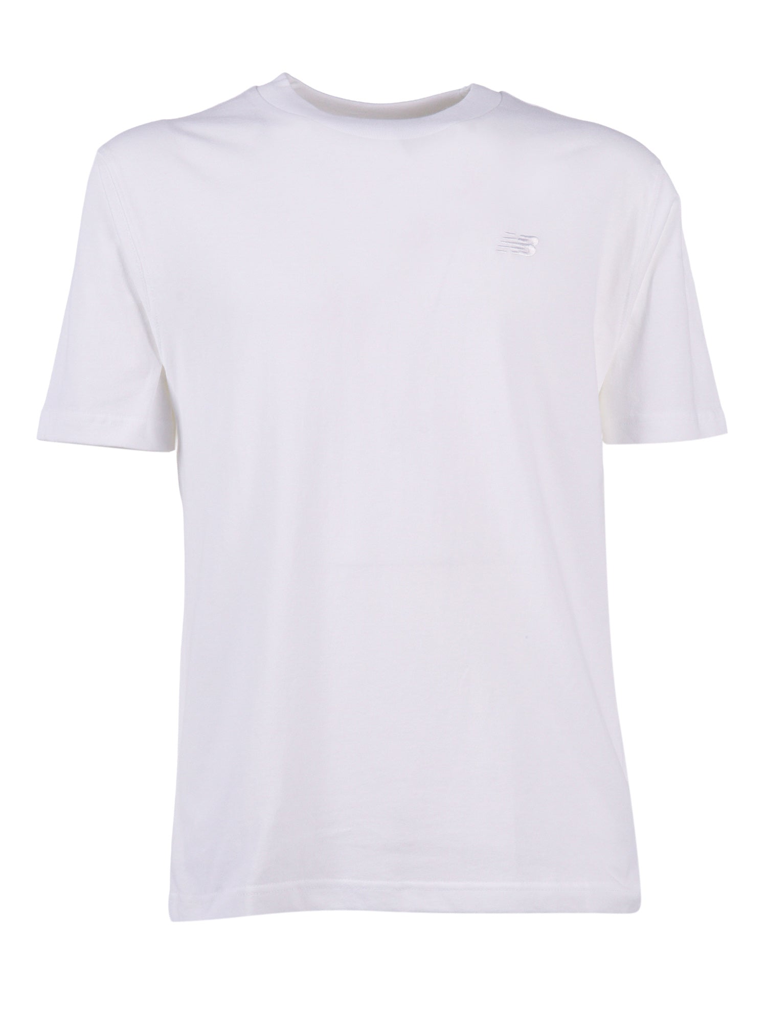 Athletics Cotton T-Shirt - White Short Sleeves