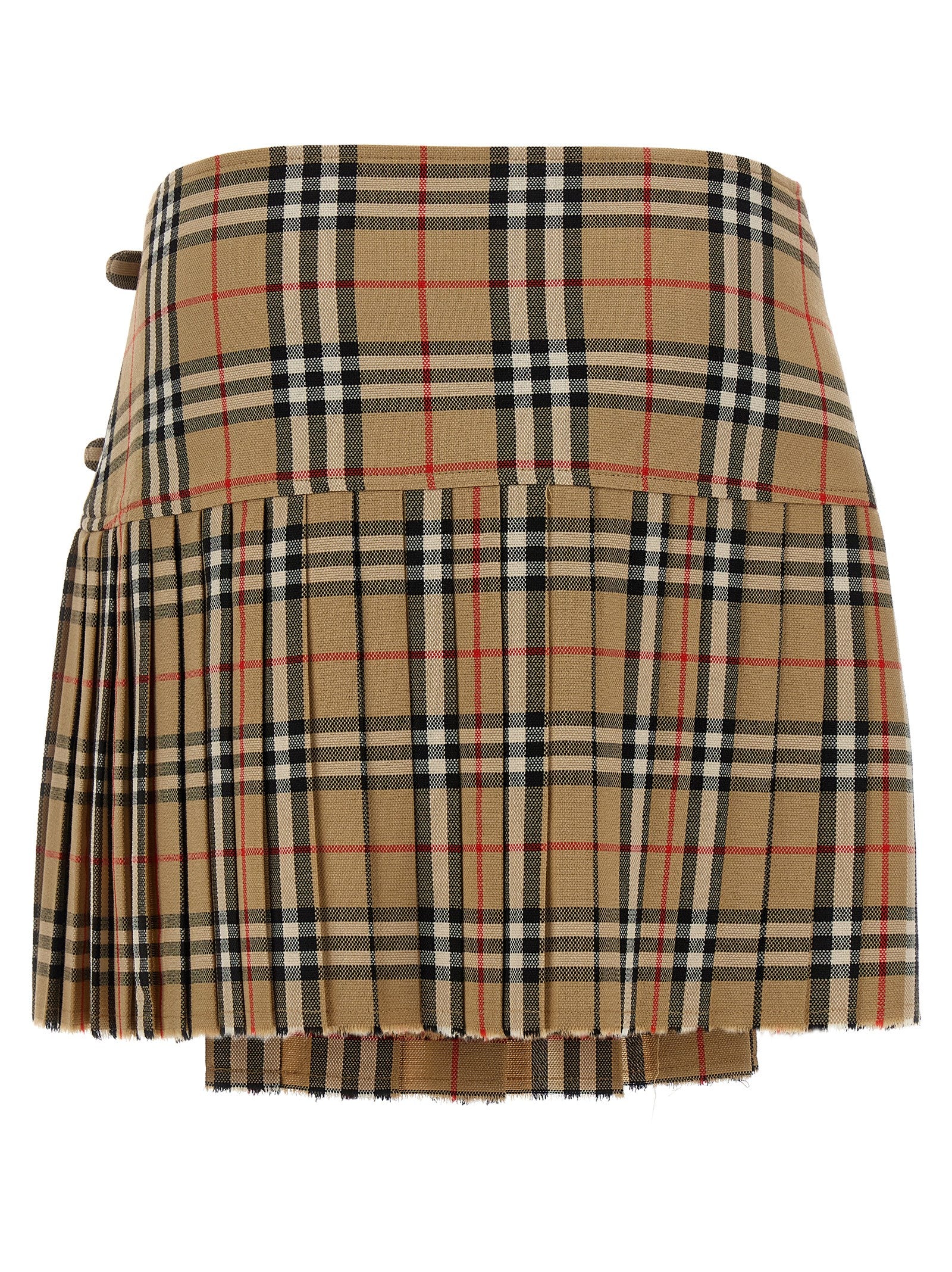 Kilt skirt Beige Wool