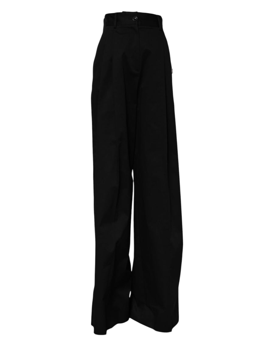 Dolce & Gabbana 98% Cotton trousers in black