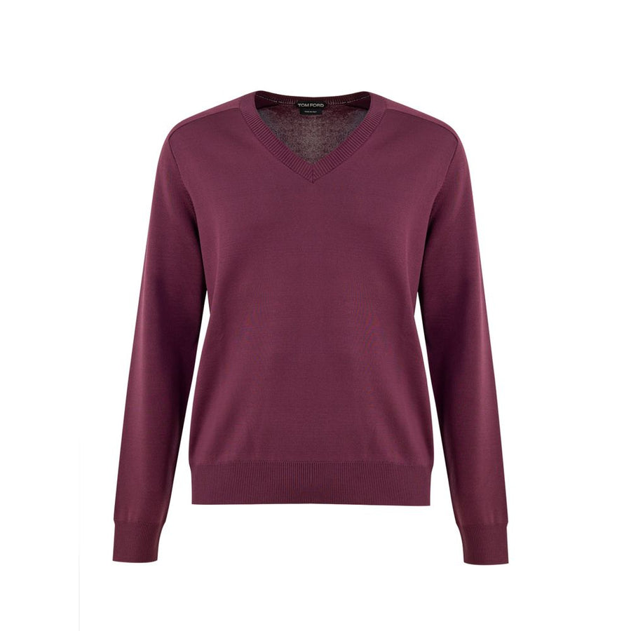 Tom Ford 94% Silk sweater in purple