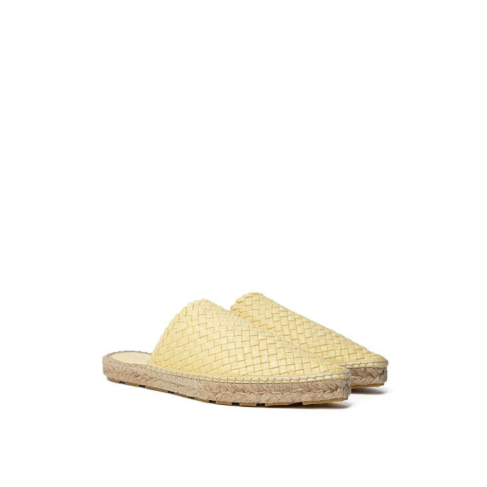Bottega Veneta espadrille mule in yellow — view 2