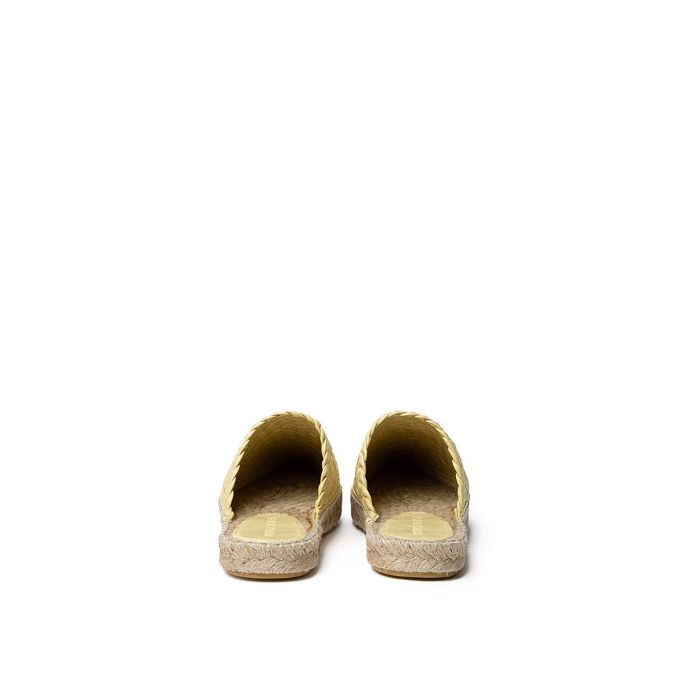 Bottega Veneta espadrille mule in yellow — view 3