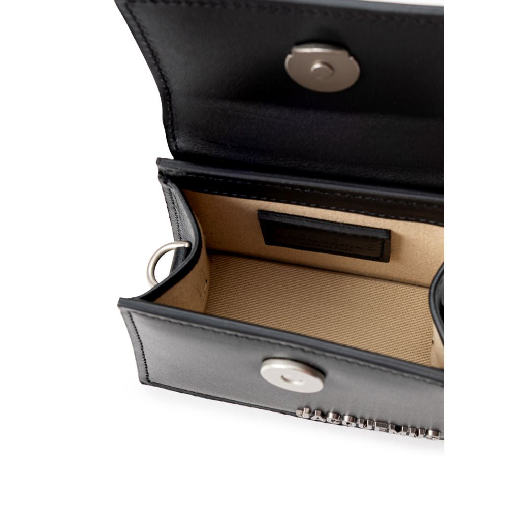 Black Leather Handbag Bag