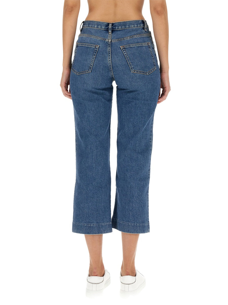 Sailor Fit Jeans Azure Cotton