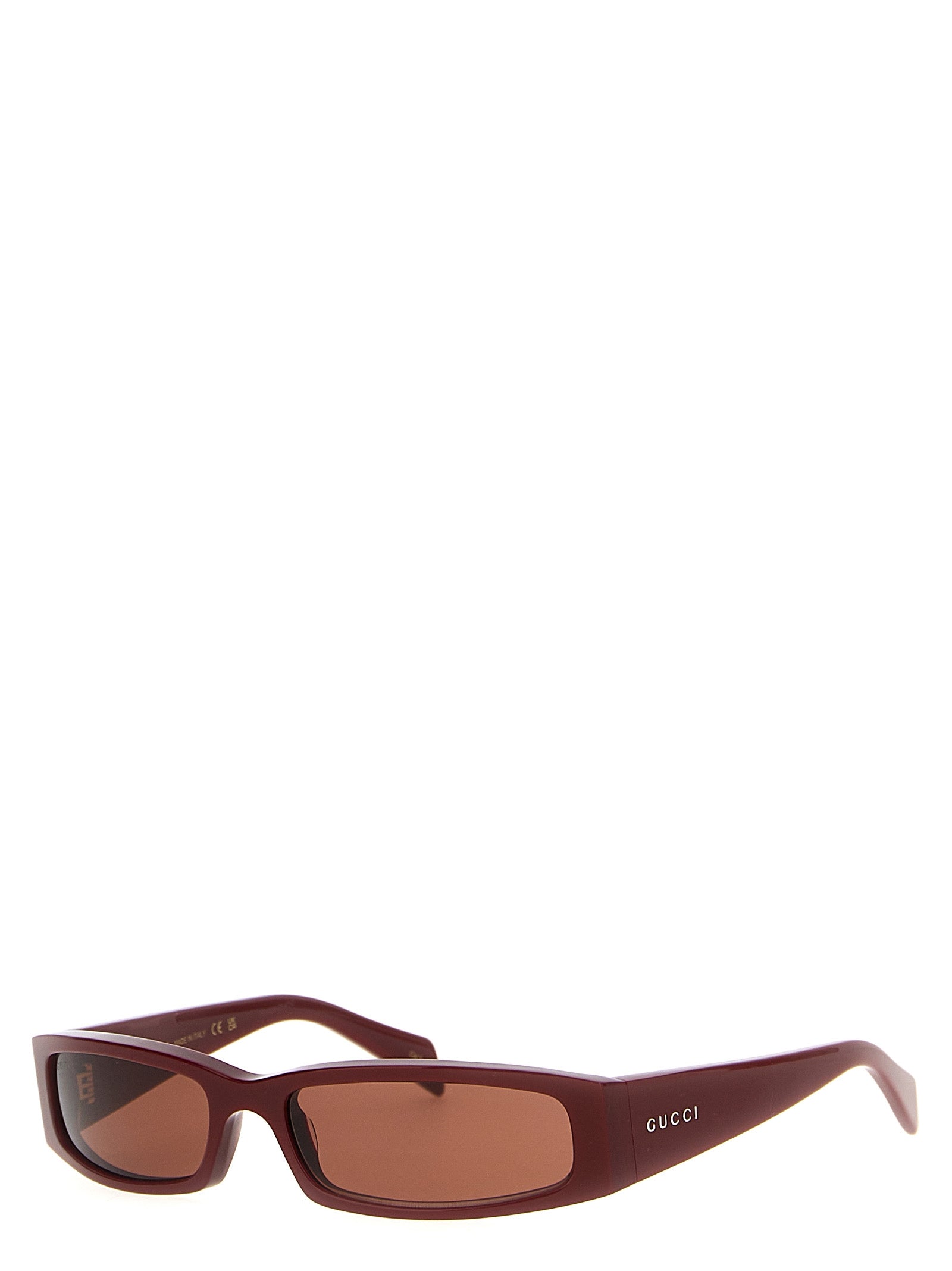 Rectangular sunglasses Bordeaux Acetate