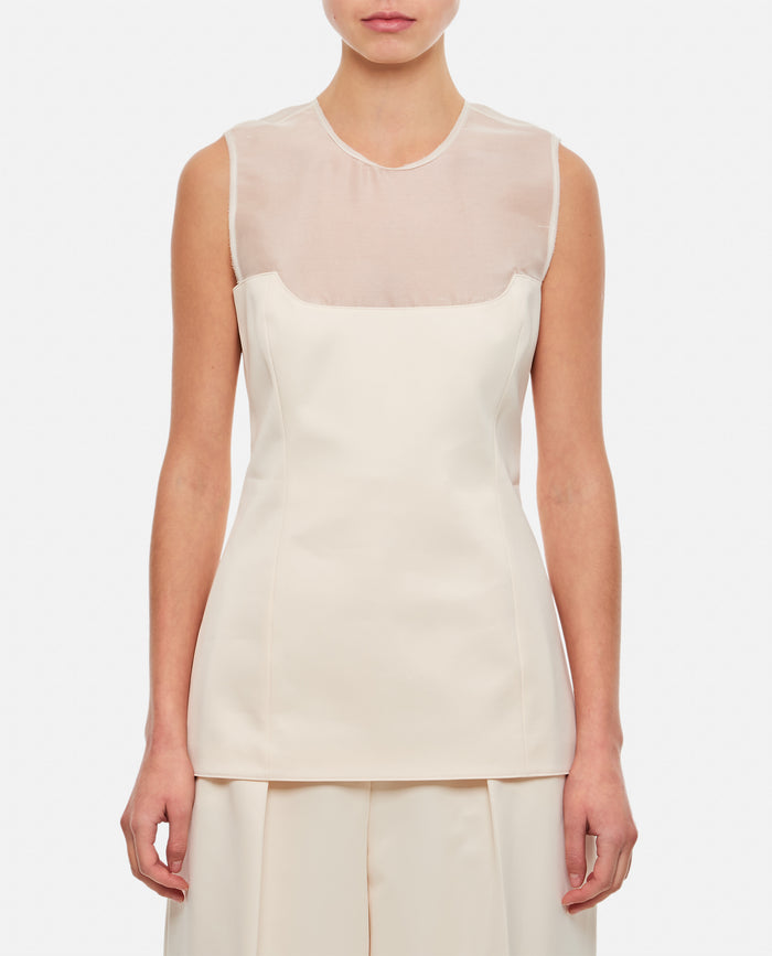 KHAITE Top White Co Vi