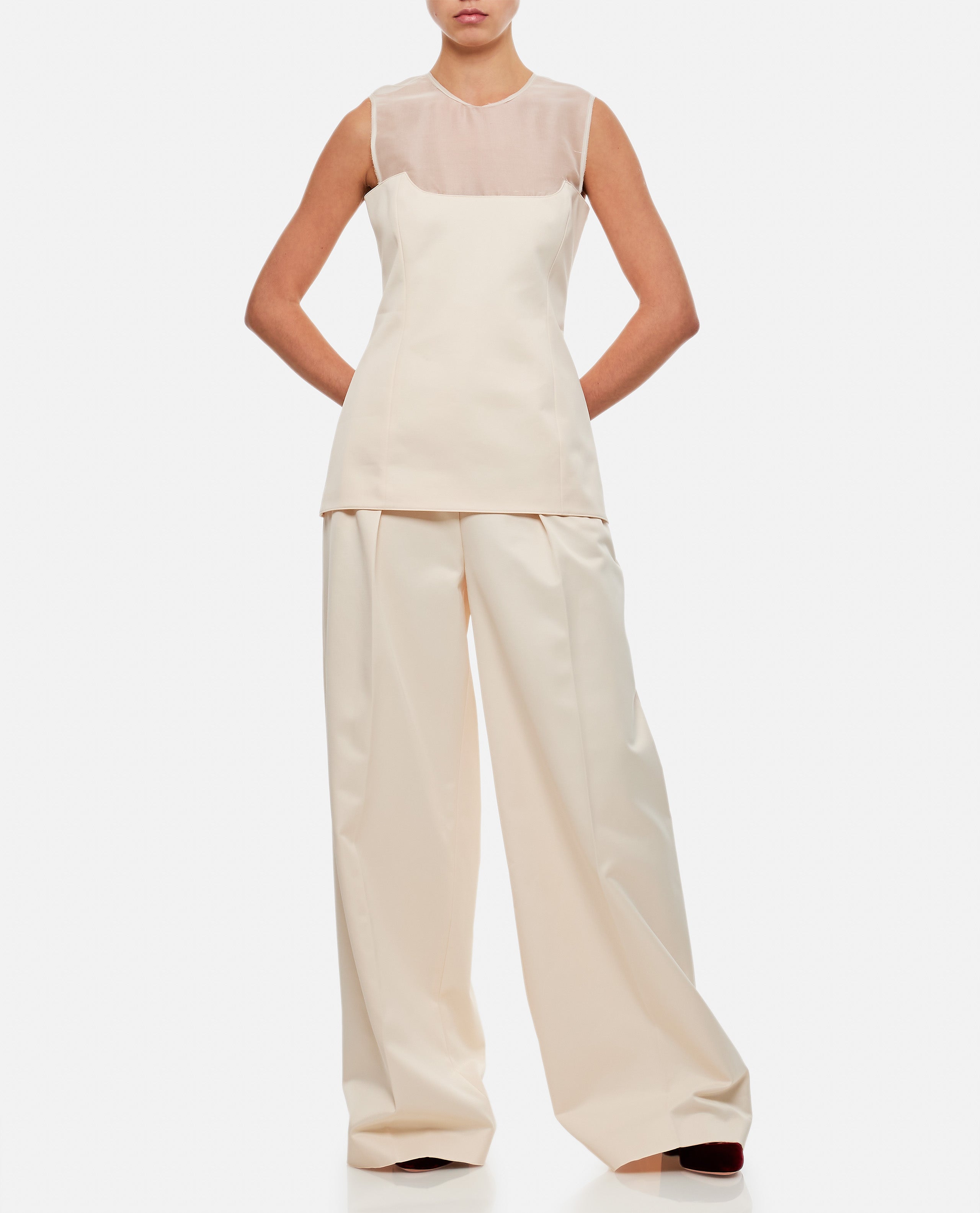 KHAITE Top White Co Vi