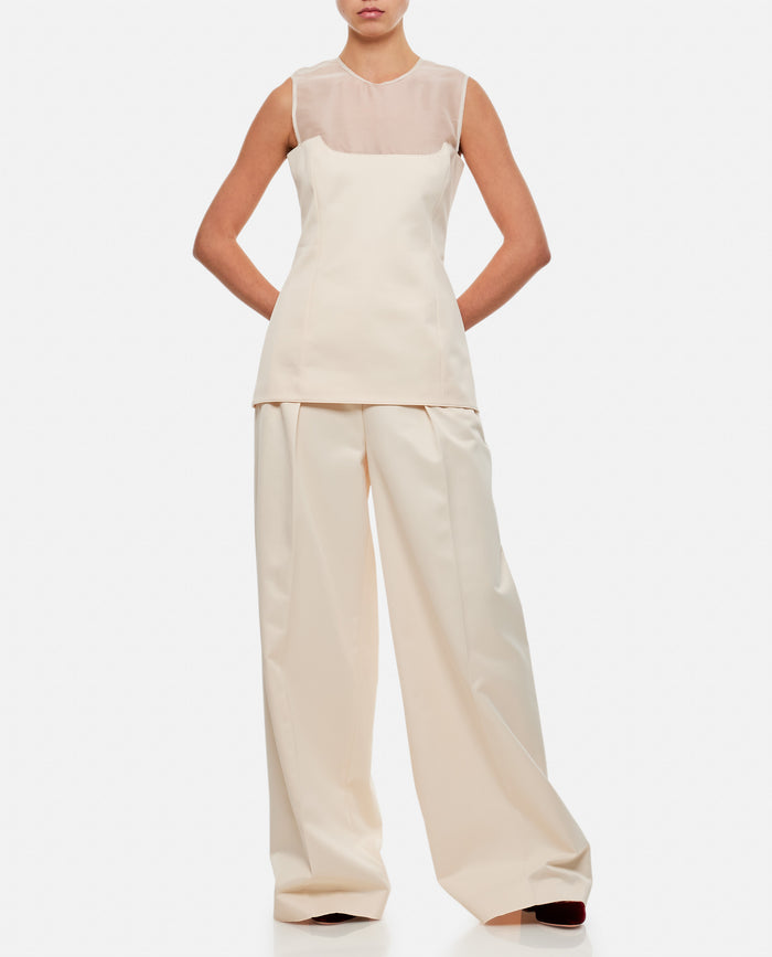 KHAITE Top White Co Vi