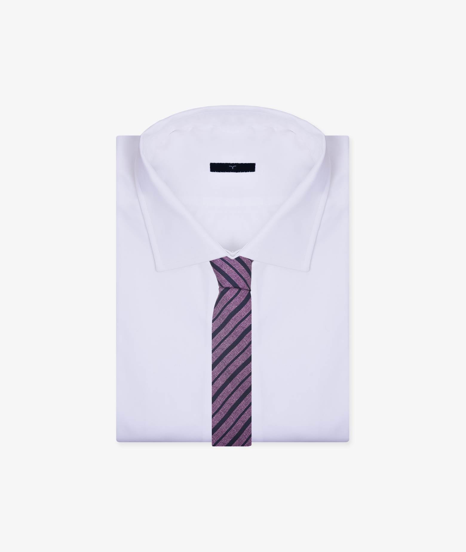 Regimental Tie Gray Big Pattern
