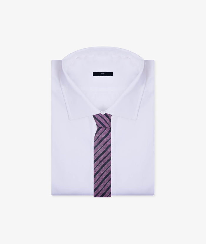 Regimental Tie Gray Big Pattern