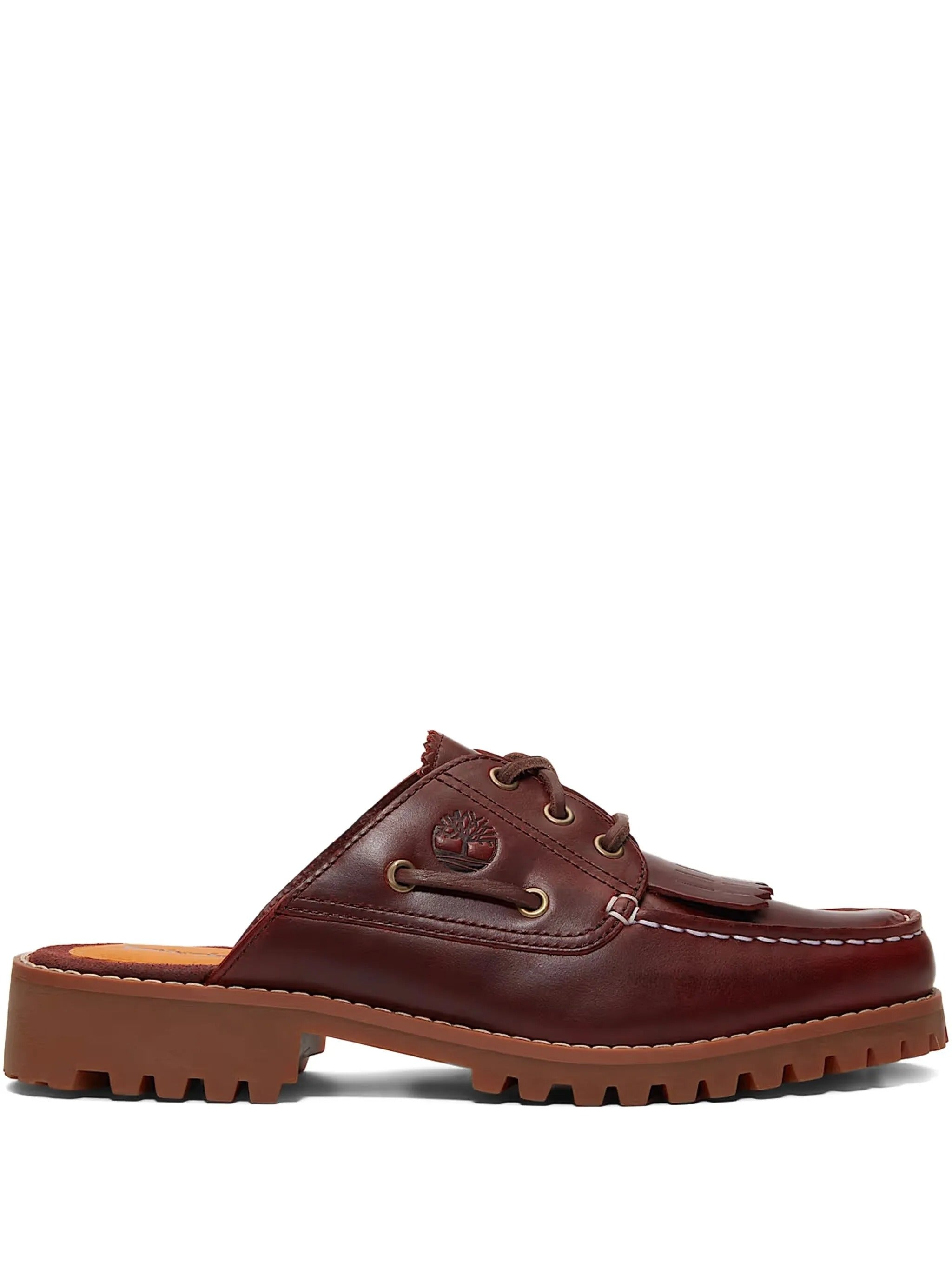 Auth Mule Shoe Brgnd Burgundy Full Grain Lining: Fabric Sole: Rubber