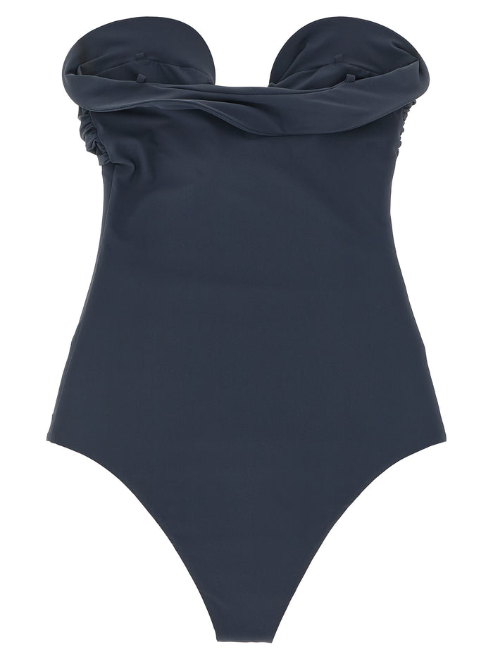 05 one-piece swimsuit Gray Polyamide Beachwear