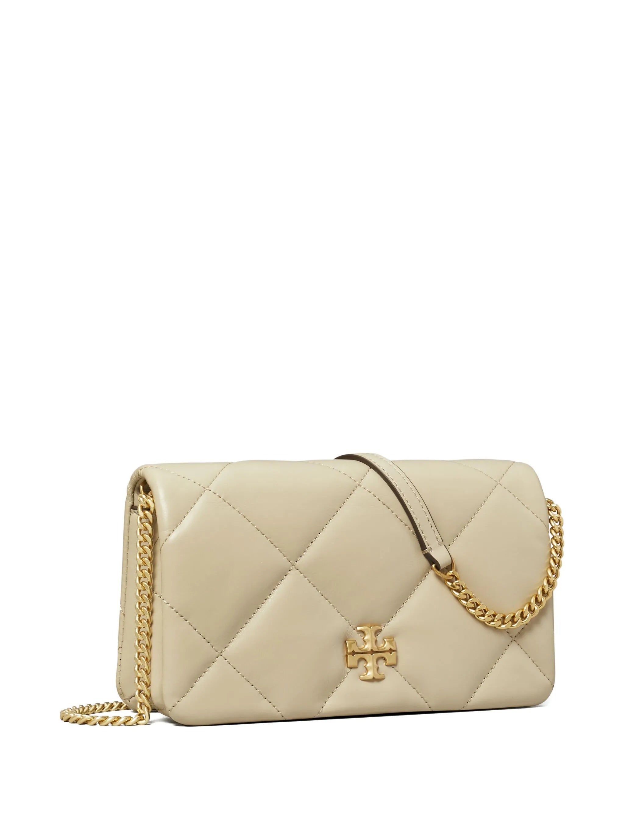 Kira Chain Wallet Grey Leather | Borsa