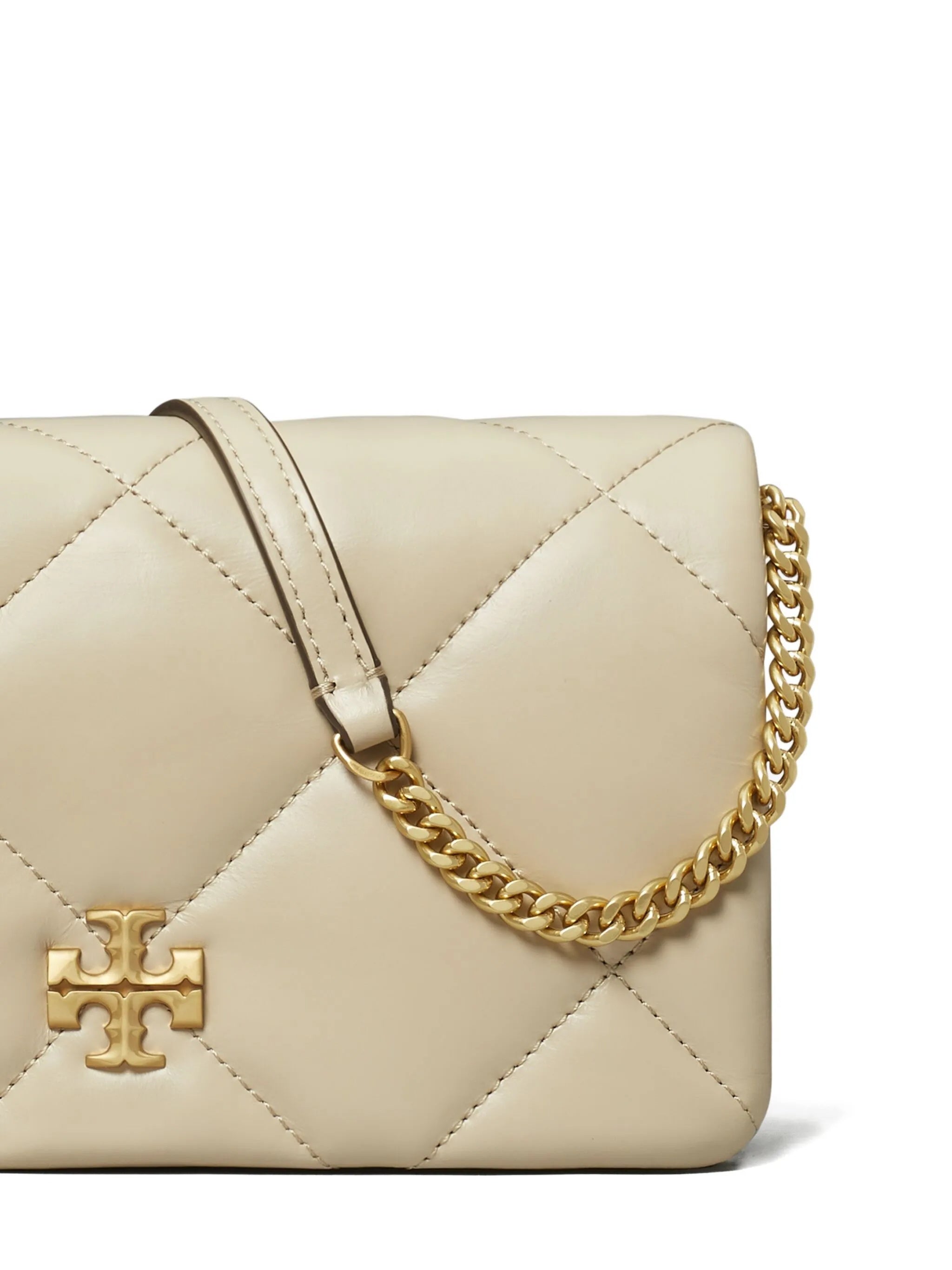 Kira Chain Wallet Grey Leather | Borsa