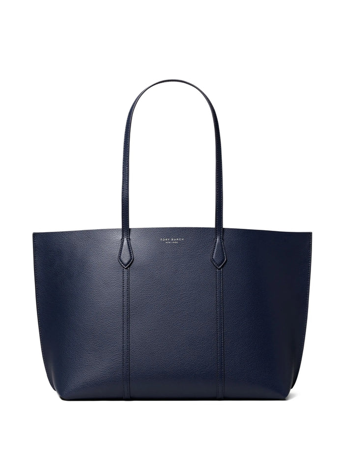 Perry Tote Blue Leather | Borsa