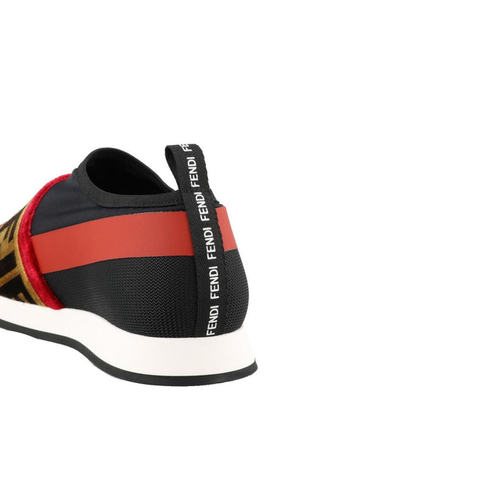 Logo Sneakers Black Fabric