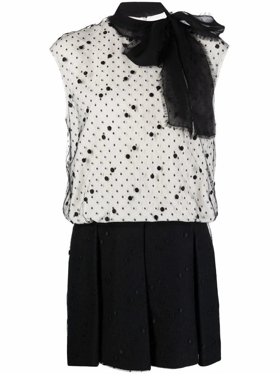 Valentino Cotton blend dress in white