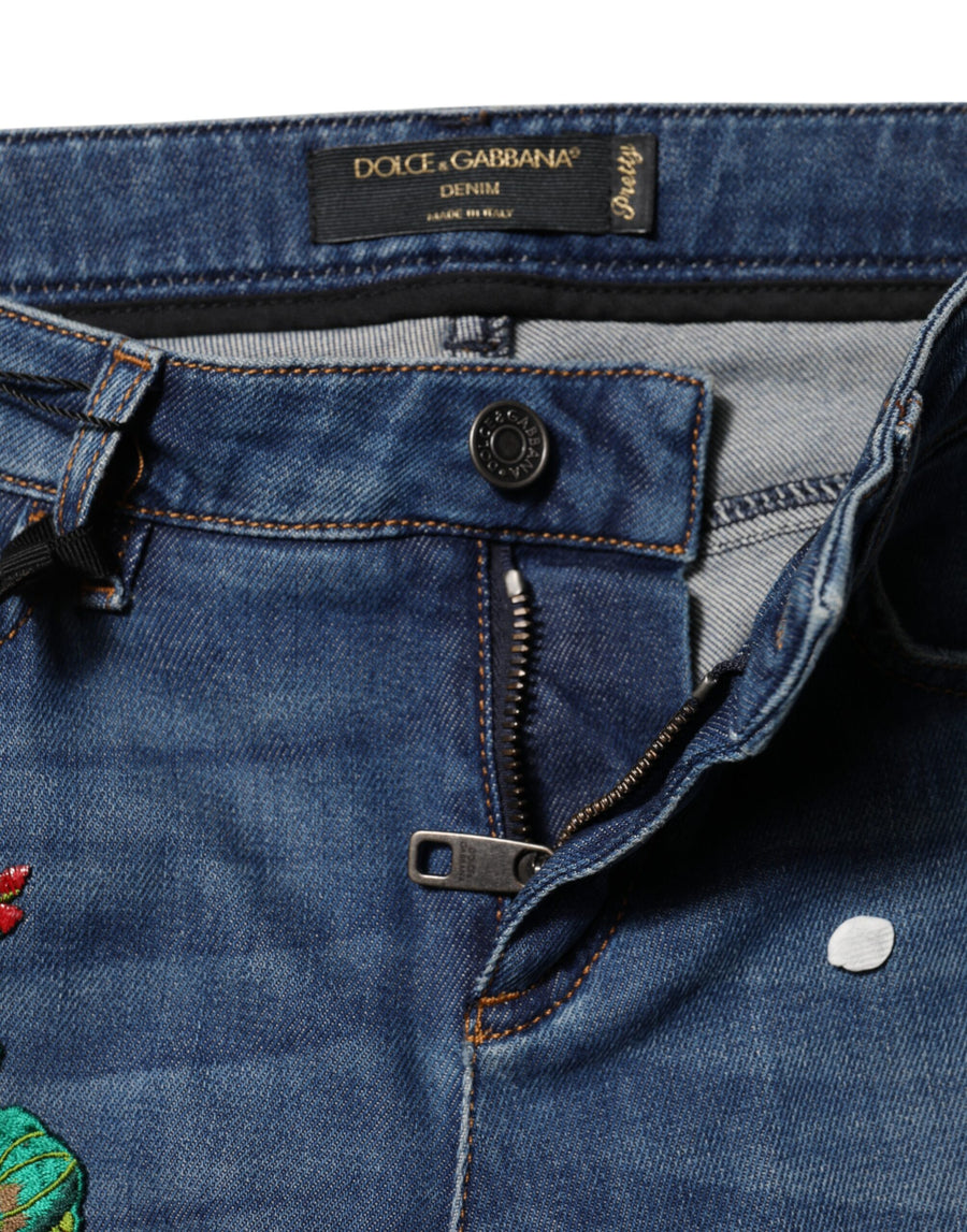 Dolce & Gabbana 98% Cotton jeans in blue