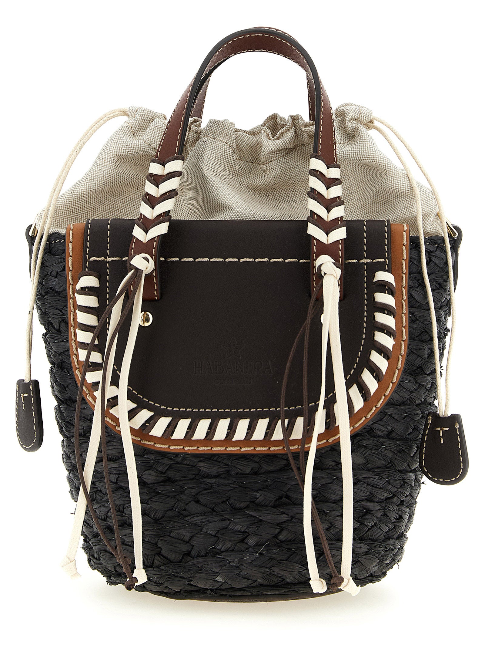 Cuba Lab x SanPa Habanera Cuoieria handbag Black St Li Hand Bags
