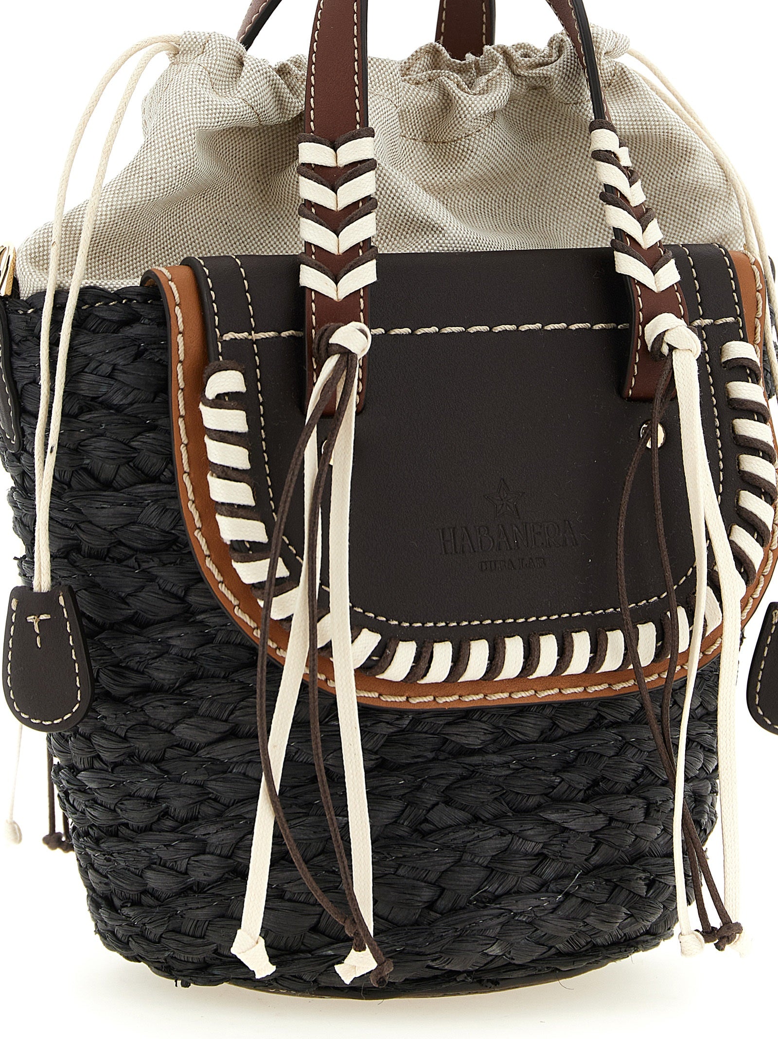 Cuba Lab x SanPa Habanera Cuoieria handbag Black St Li Hand Bags