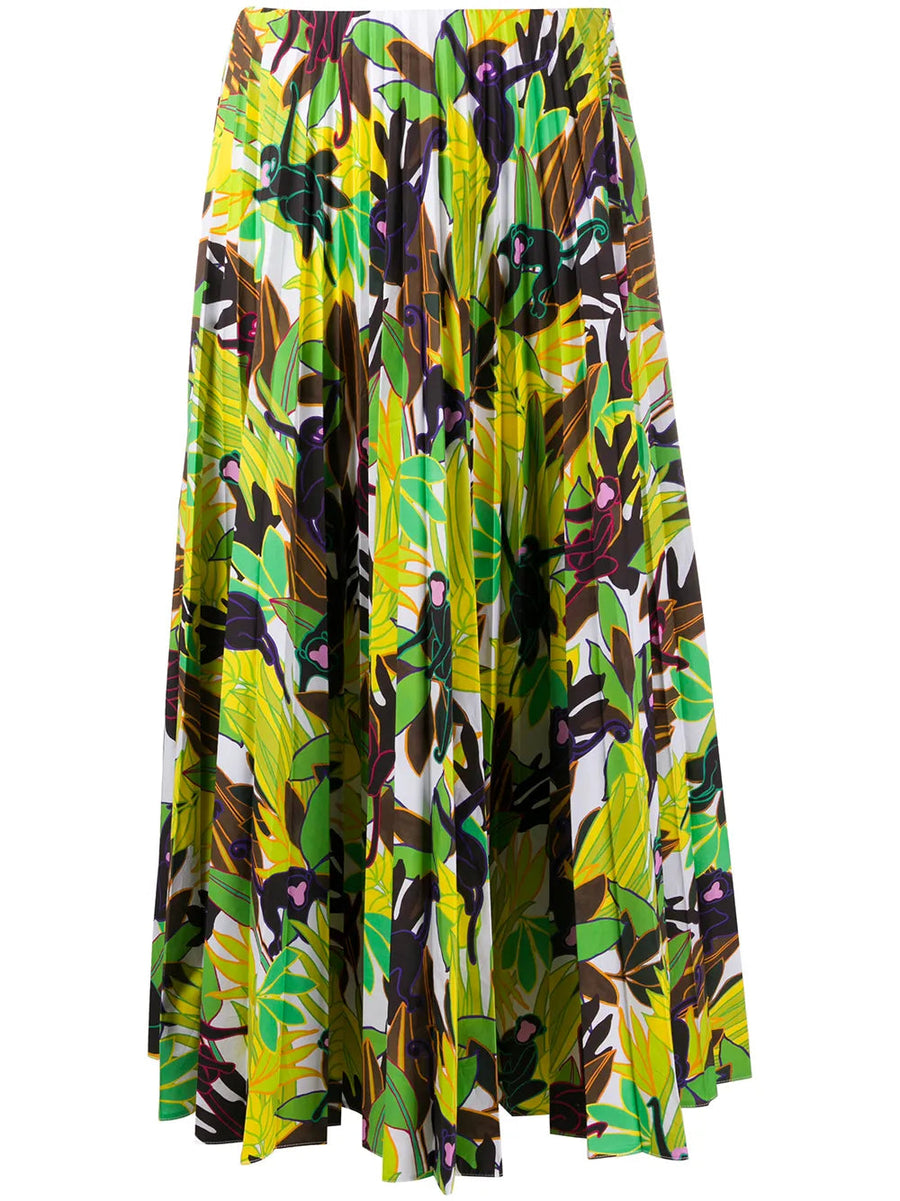 Valentino Cotton skirt in green