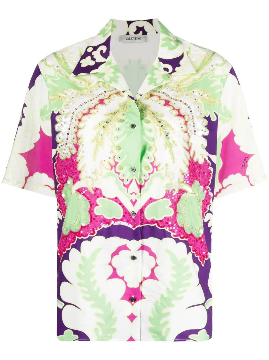 Valentino Cotton shirt in green