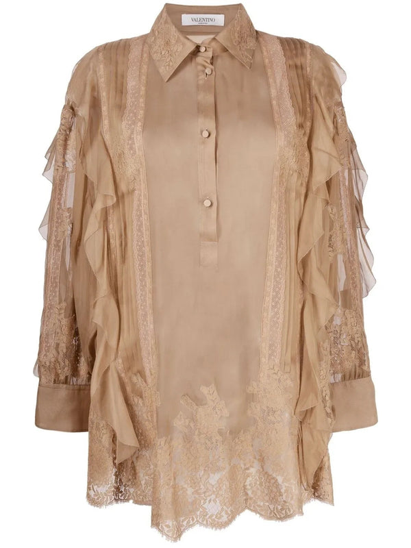 Valentino Silk blouse in beige