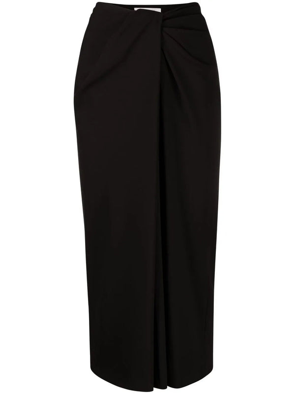 Valentino Silk blend skirt in black