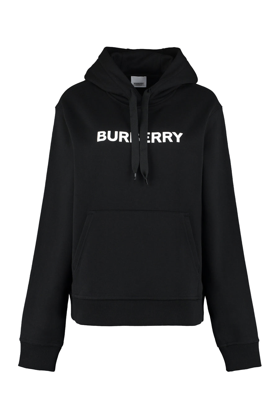 Printed Hoodie Black Cotton Hoodies