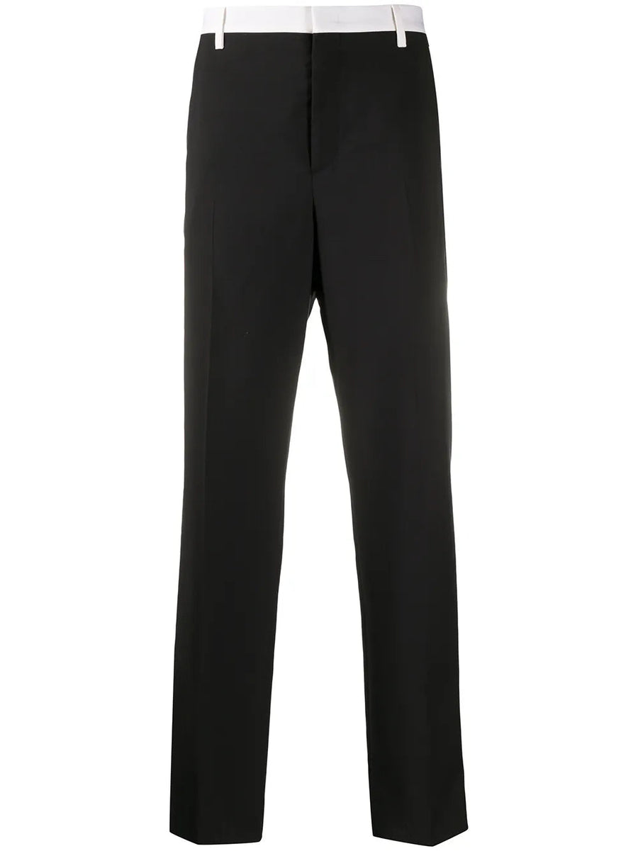 Valentino Wool-mohair blend trousers in black