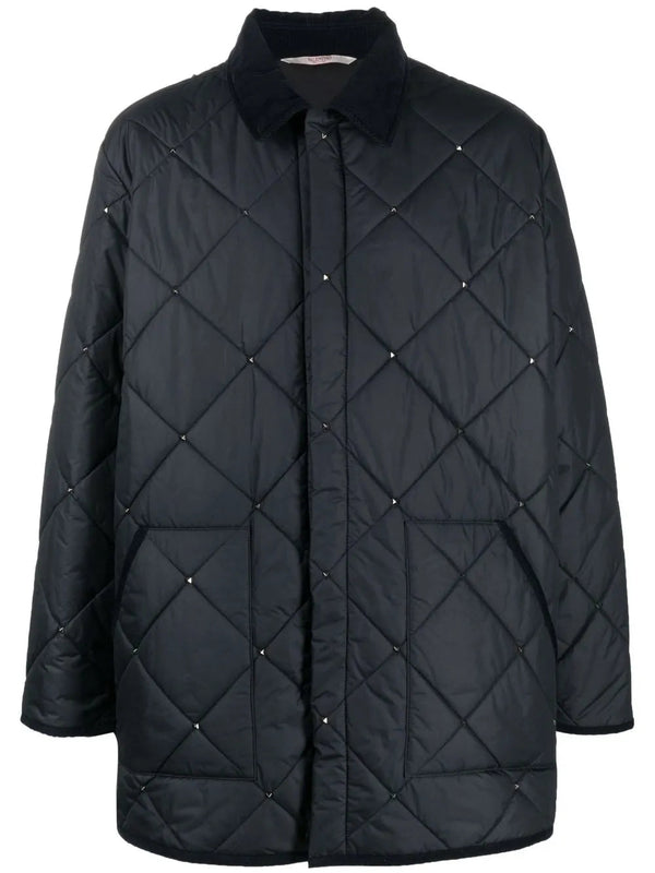 Valentino Cotton coat in black
