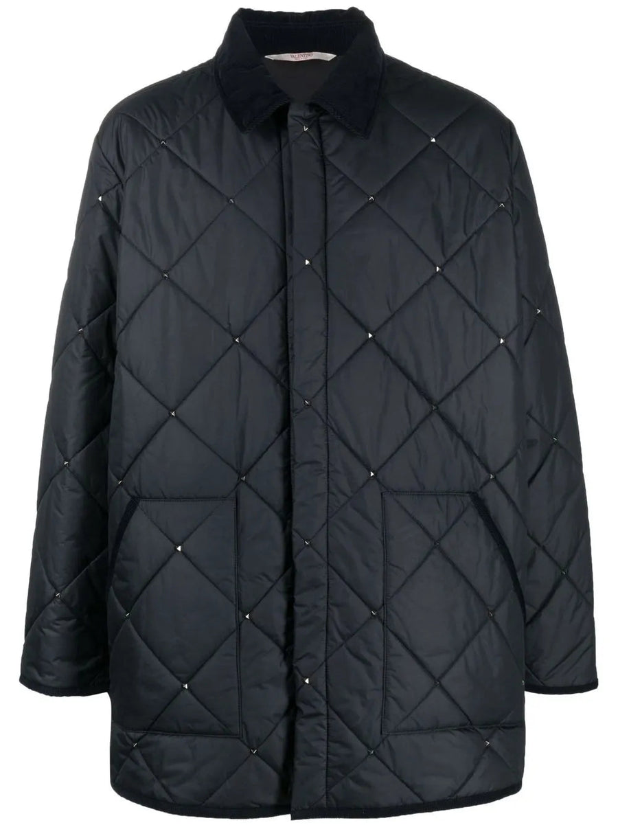 Valentino Cotton coat in black