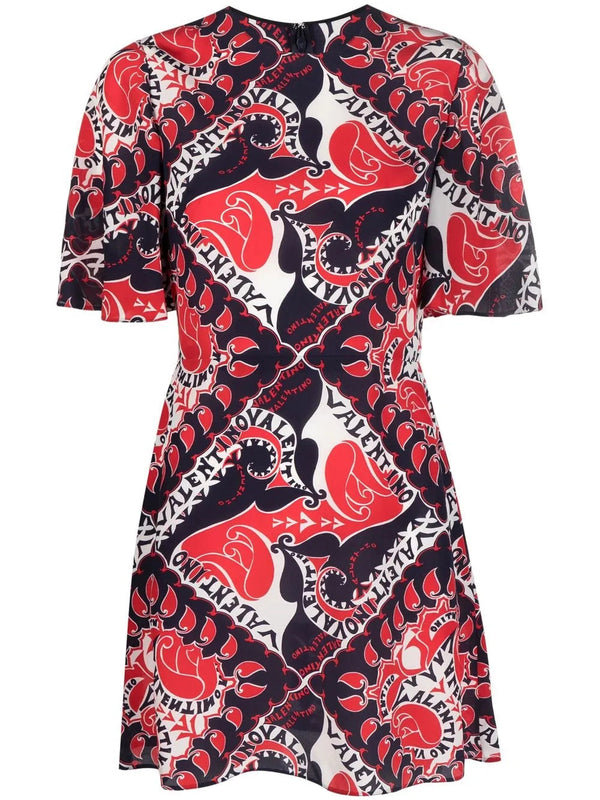 Valentino Silk dress in red