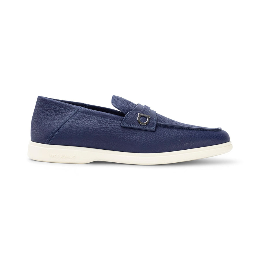 Ferragamo Calf leather loafer in navy