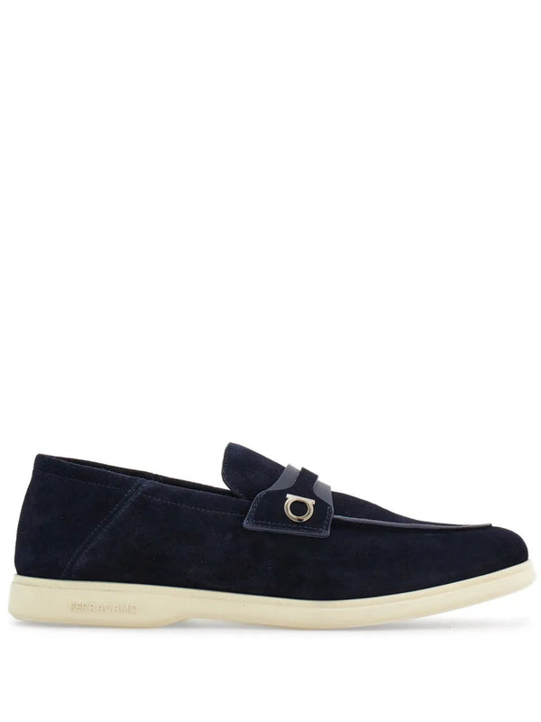 Ferragamo Suede upper loafer in blue