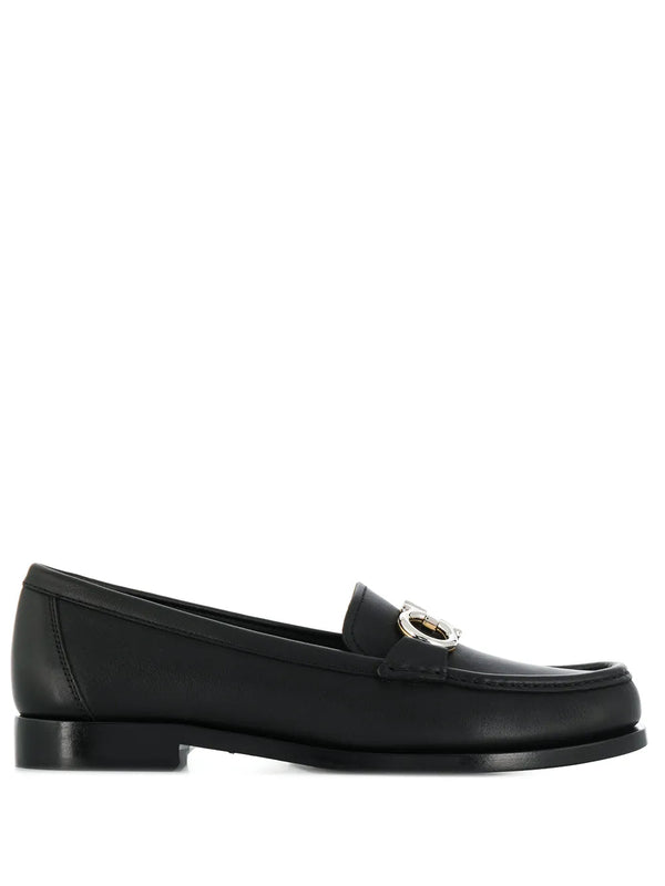 Ferragamo Leather loafer in black