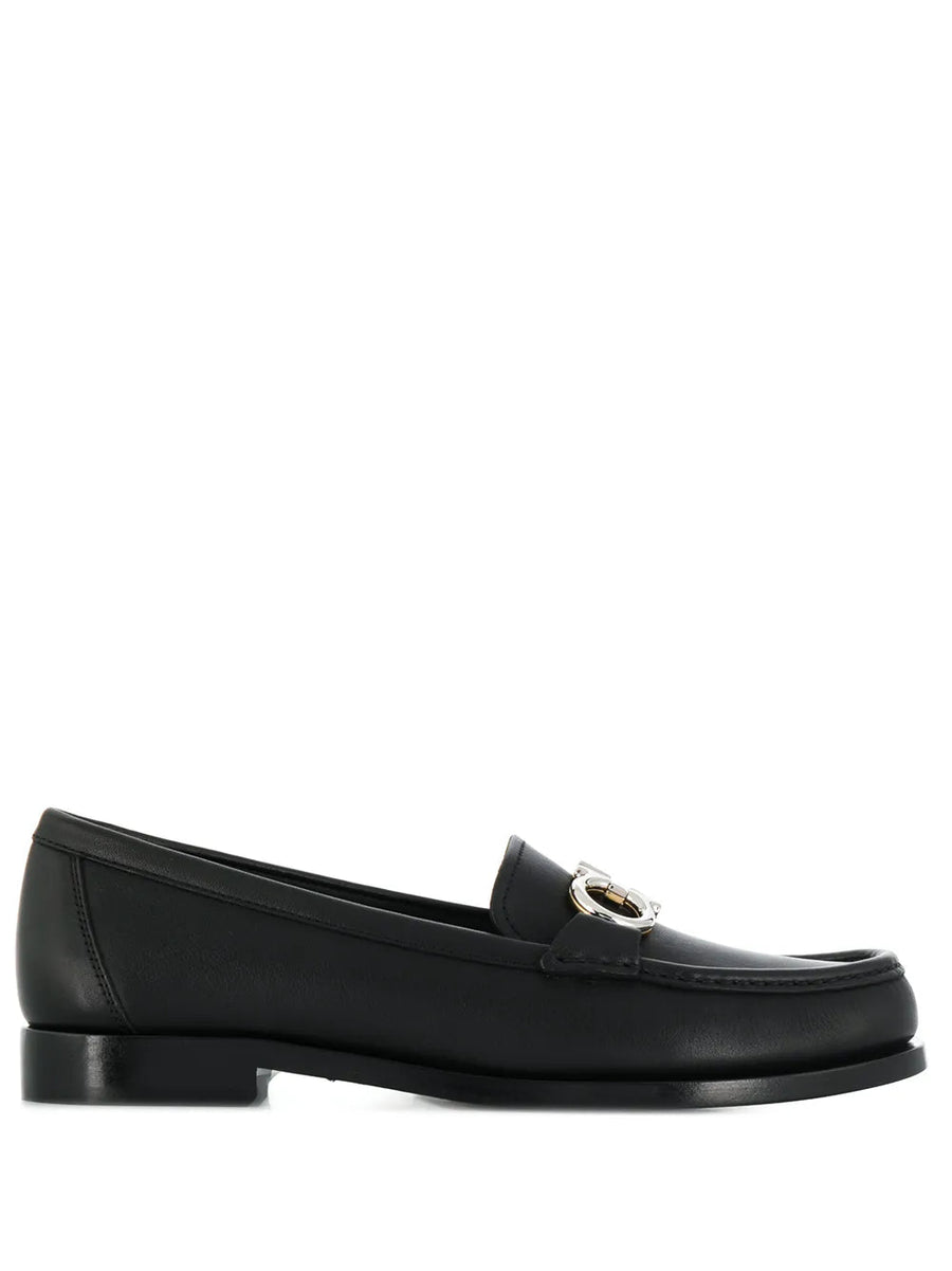 Ferragamo Leather loafer in black