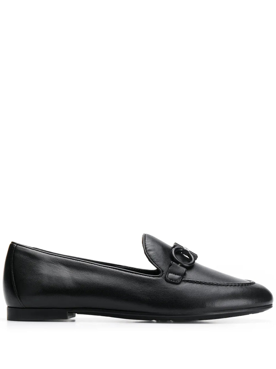 Ferragamo Leather loafer in black