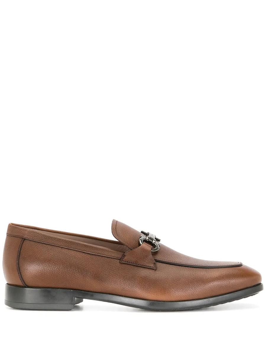 Ferragamo Calf leather loafer in brown